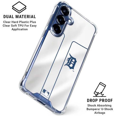 MLB Detroit Tigers Home Jersey Galaxy S25 Clear Case